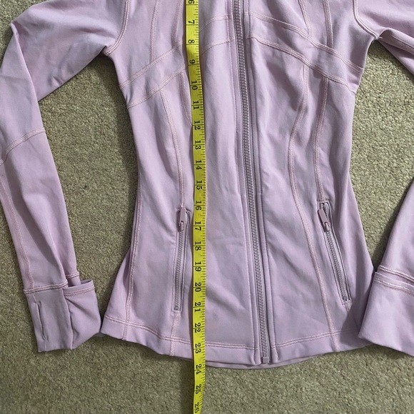 💅Lululemon Athletica Bubblegum Pink Pastel Workout Athletic Running Zip Up💅 - Picture 6 of 9